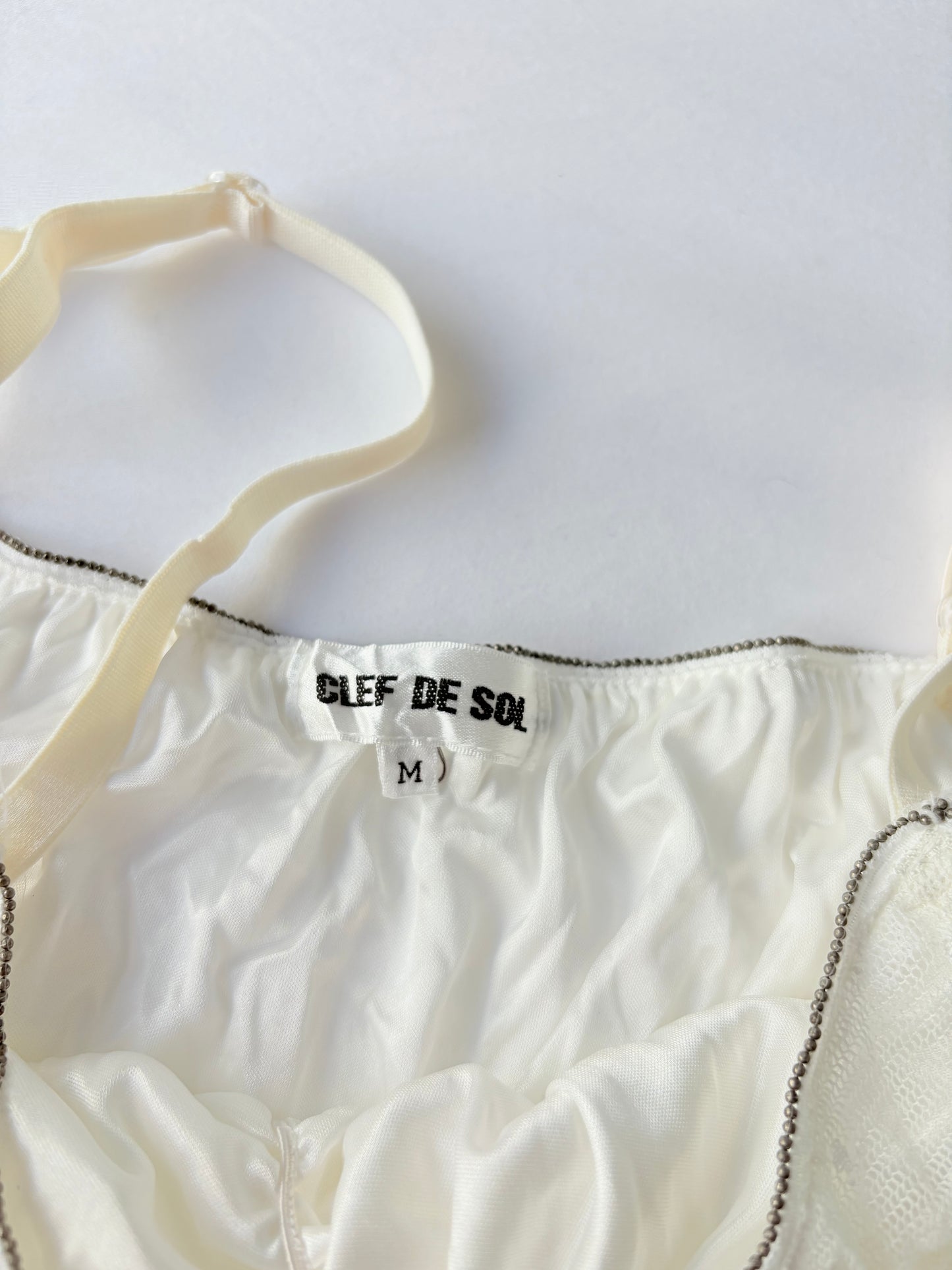 00’s Clef De Sol lace top | Size medium