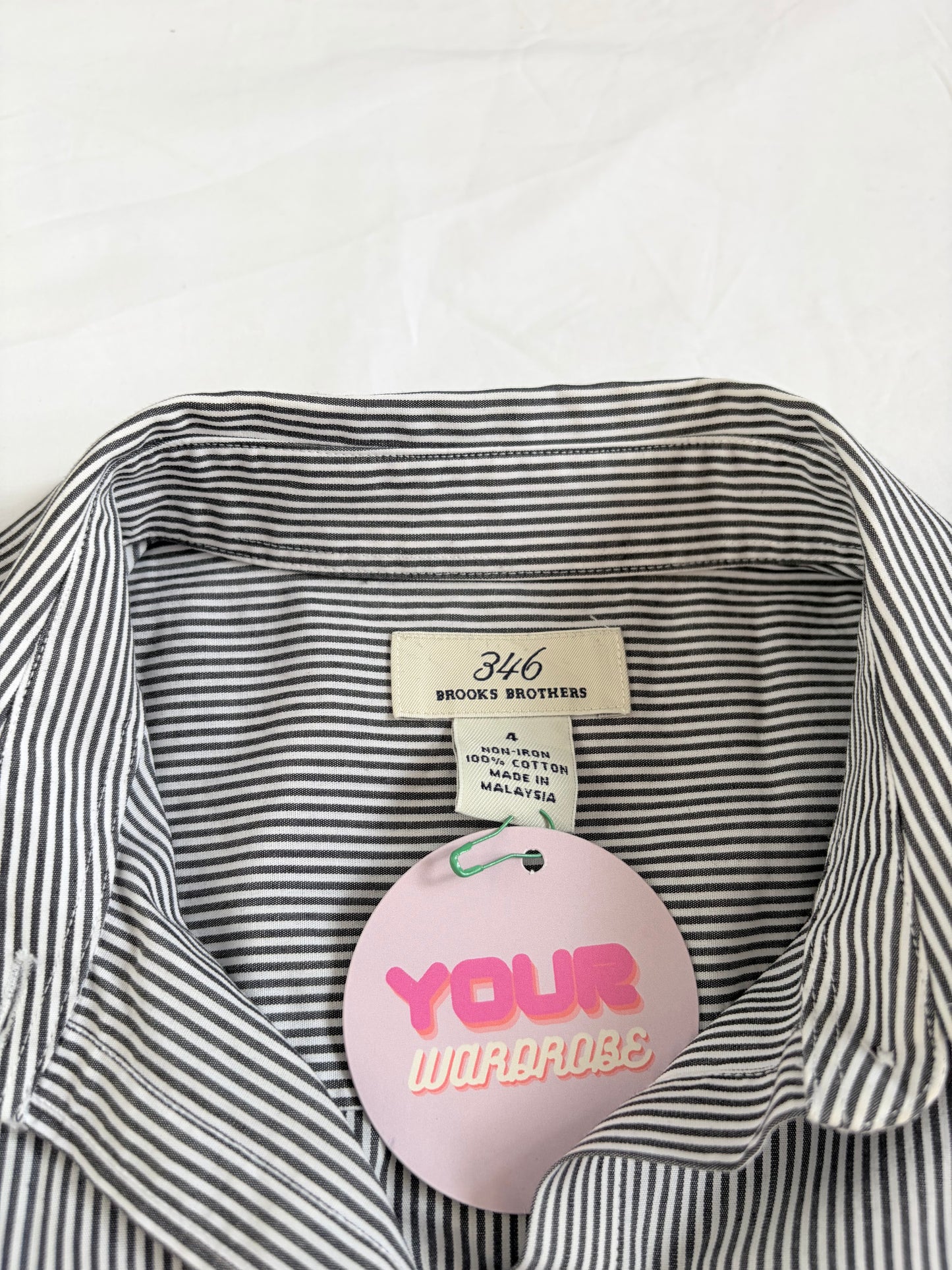 00’s 346 grey cinched shirt | Size 8-10