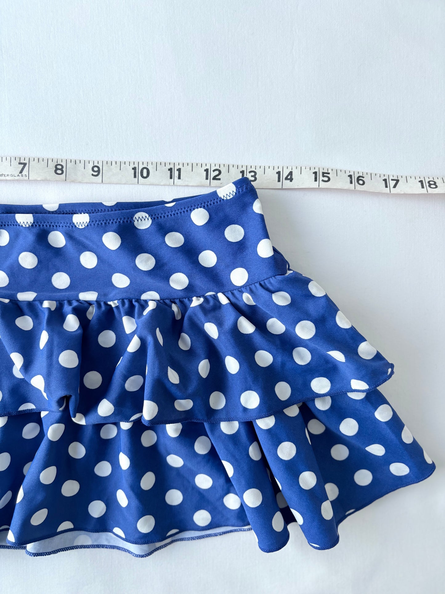 00’s Ruffle micro mini skirt | Size 6-8