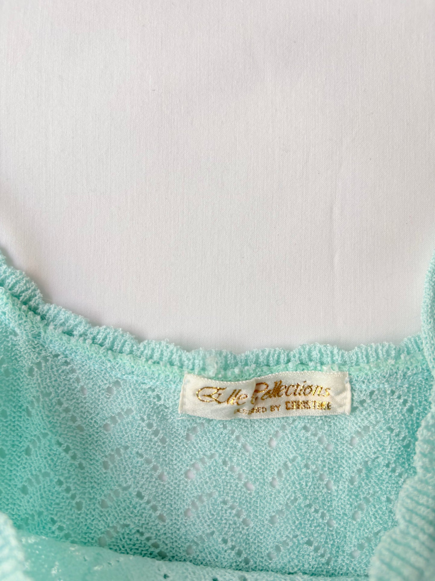 00’s Crochet knit cami | Size 6-8