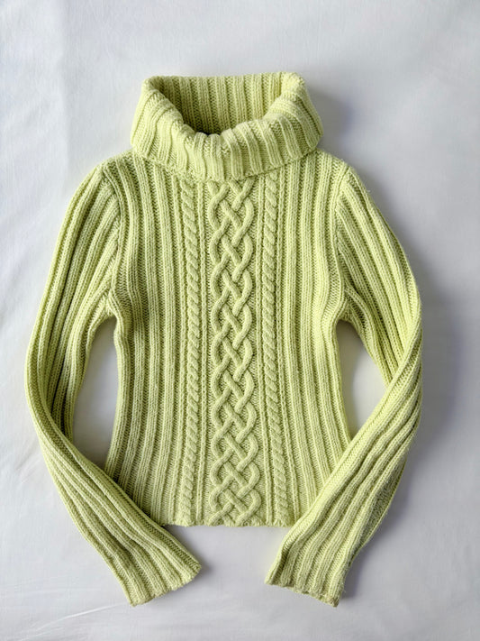 00’s Italian cable knit jumper | Size 8-10
