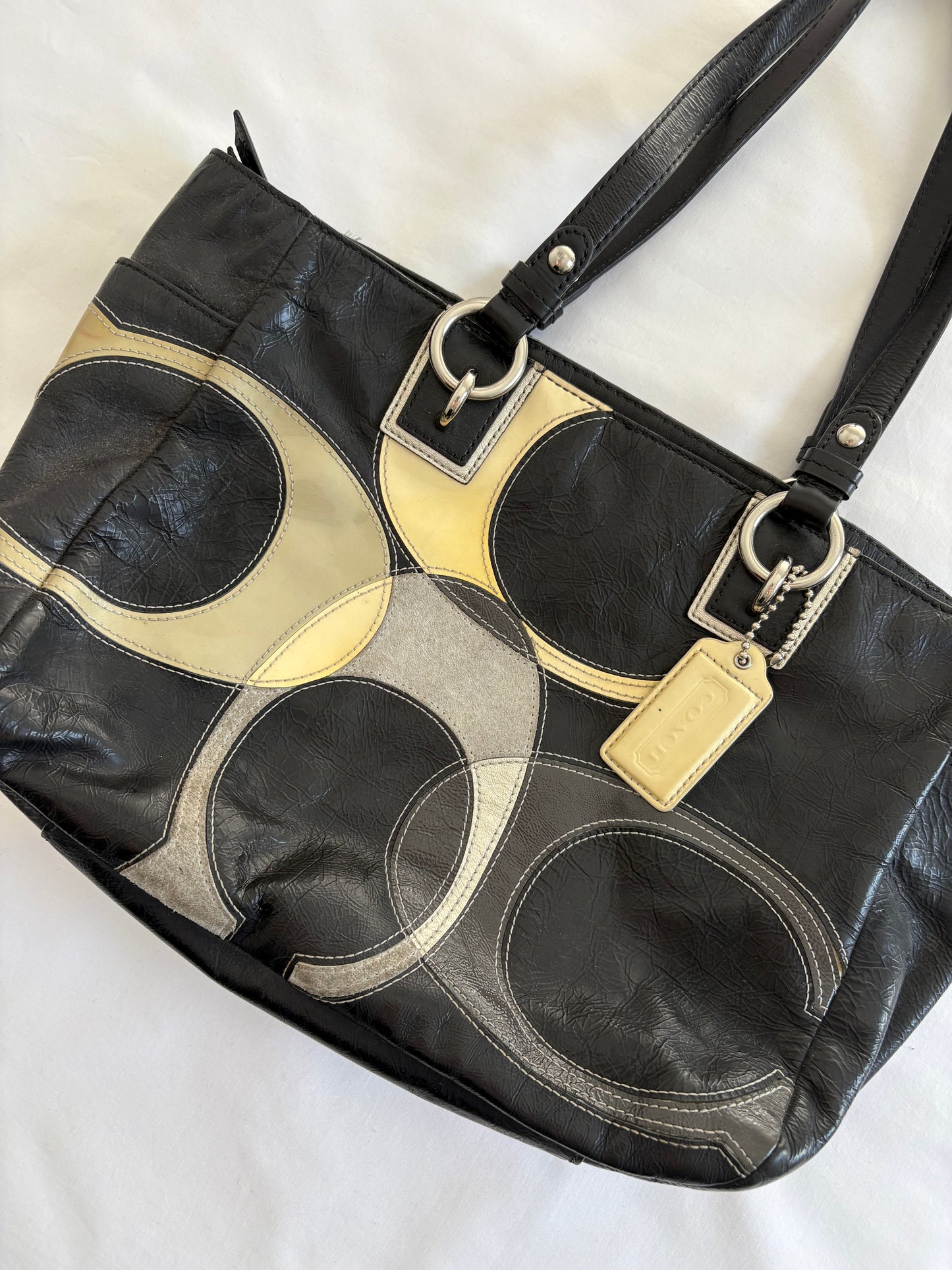 00’s Coach leather shoulder bag