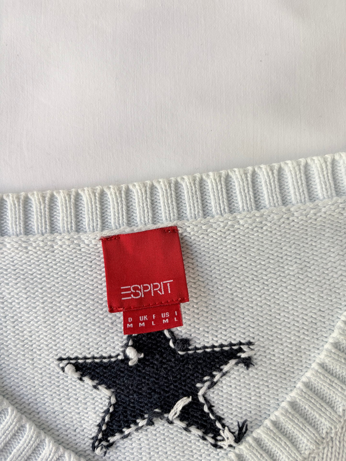 00’s Esprit baby blue knit | Size medium