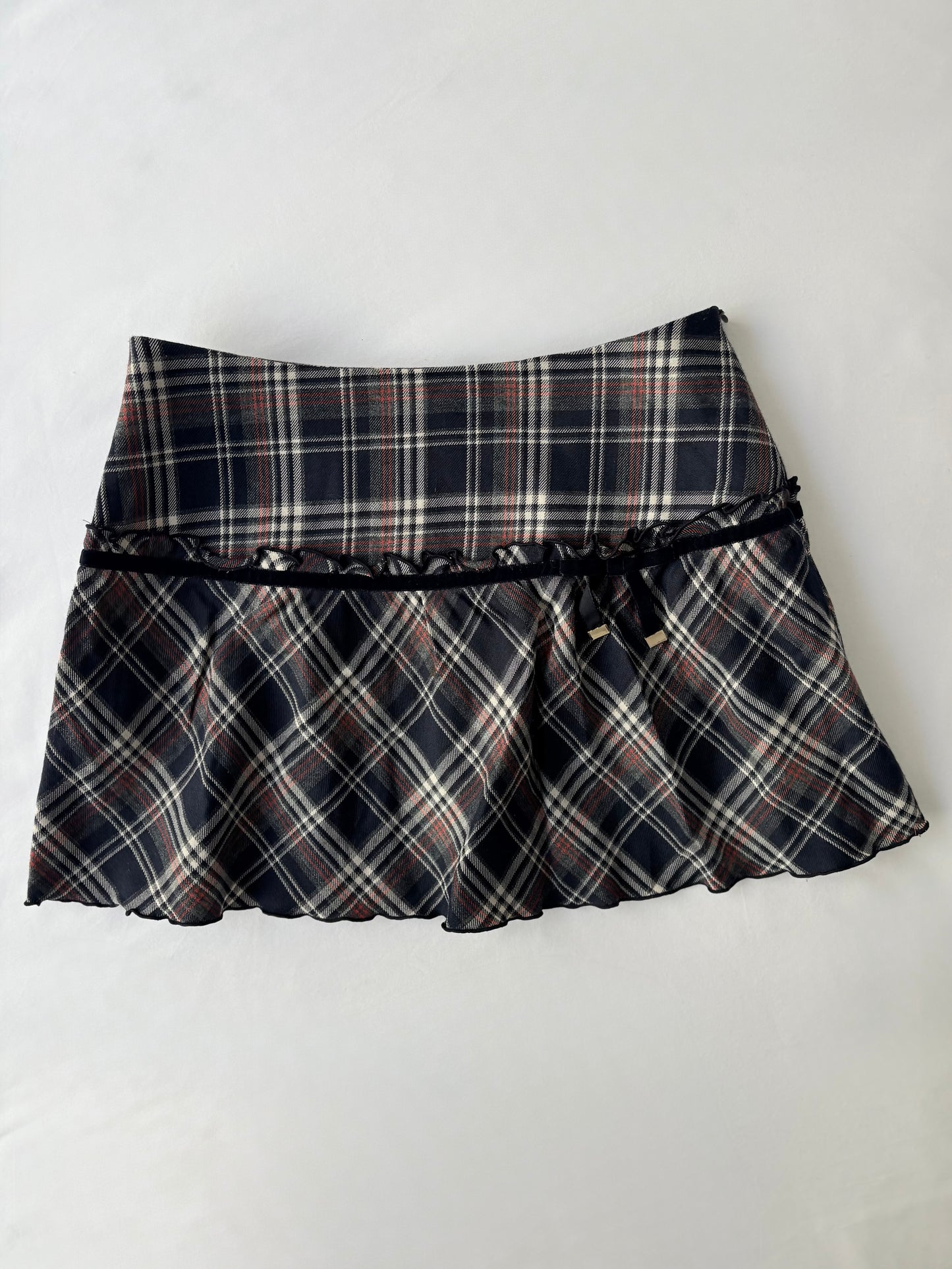 00’s Red House plaid mini skirt | Size 8