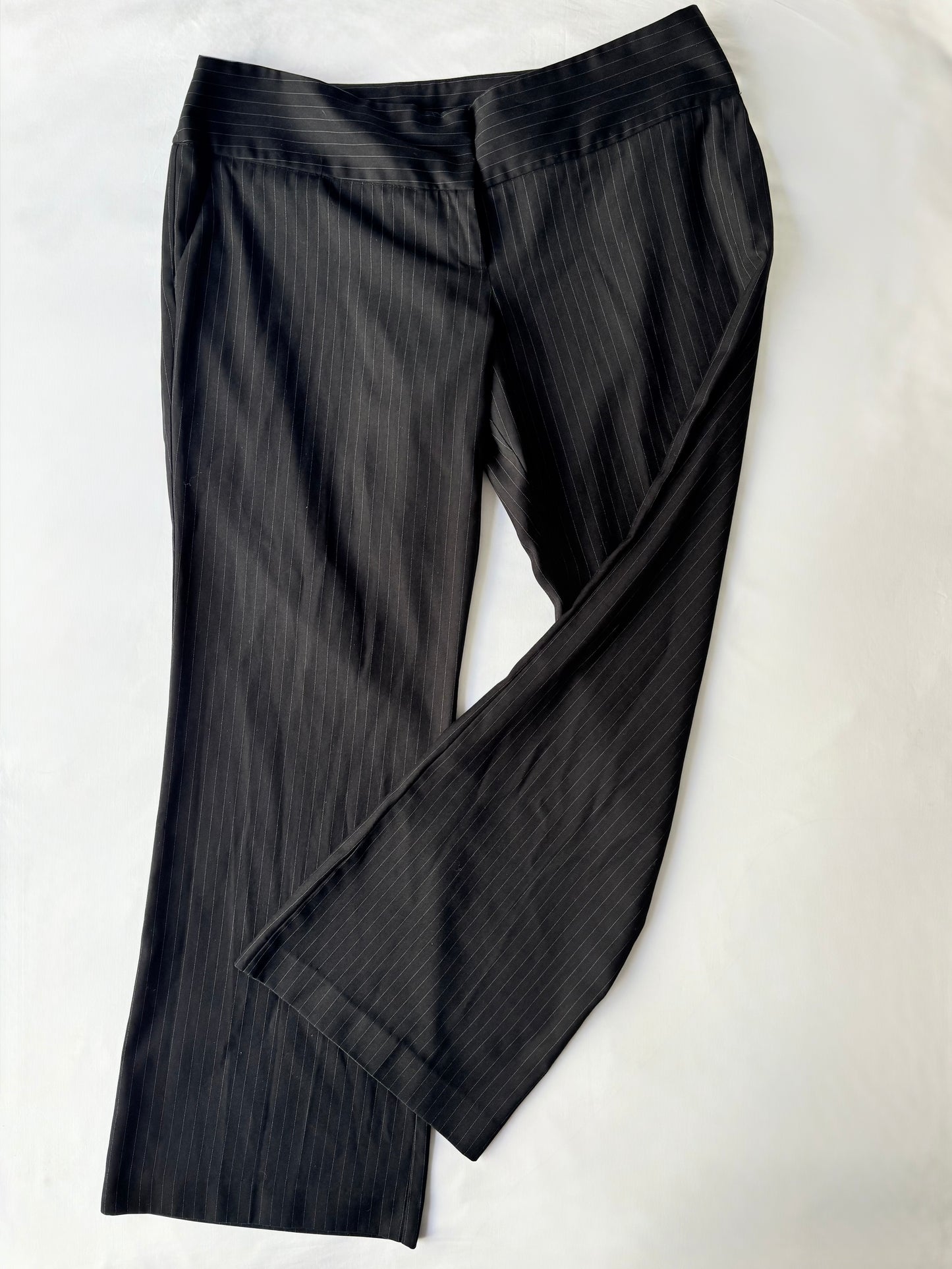 00’s Glassons low rise pinstripe pants | Size 14