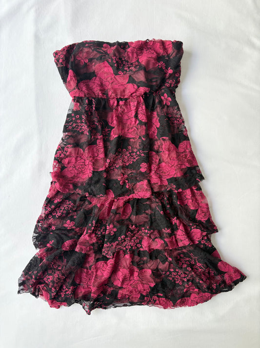 00’s Ruffle mini dress | Size 6