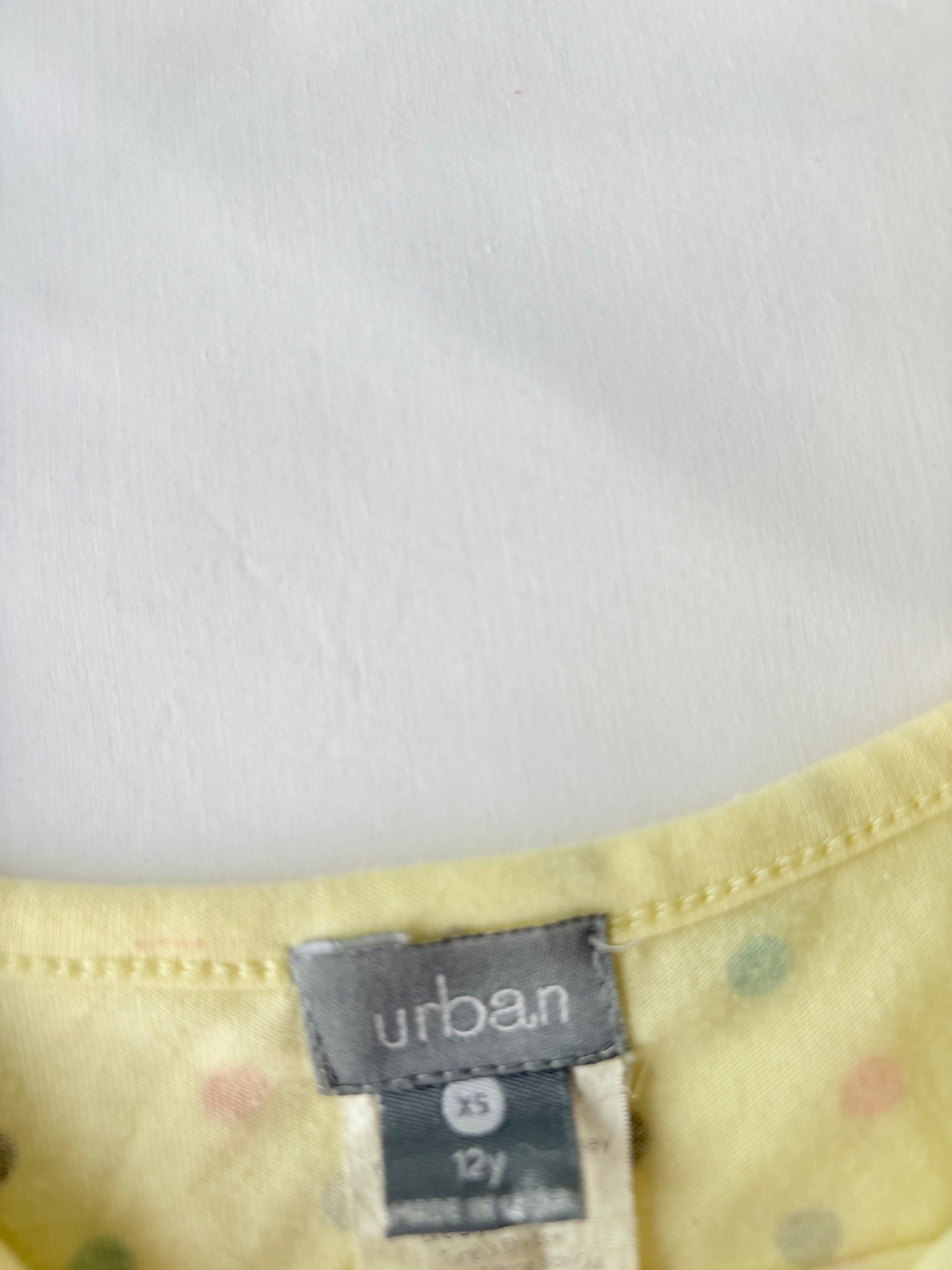 00’s Urban babydoll yellow top | Size 8