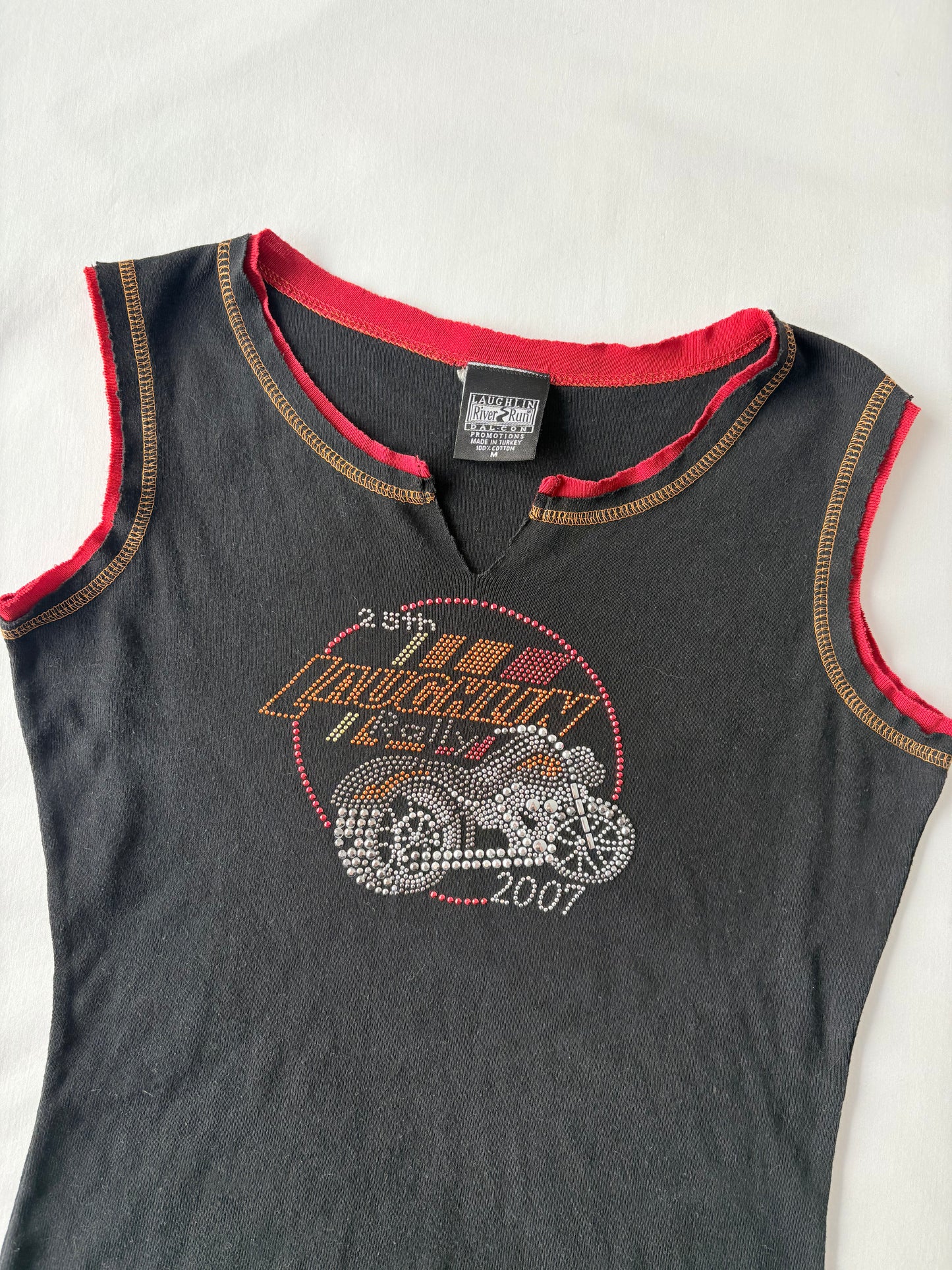 00’s Bedazzled motorbike tank | Size medium