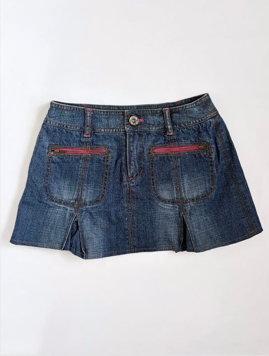 00’s U2 Ladies pleated mini skirt | Size 8