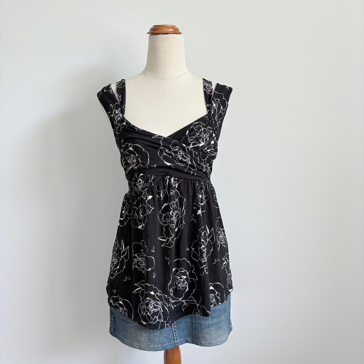 00’s Torrid babydoll floral top | Size 12-14