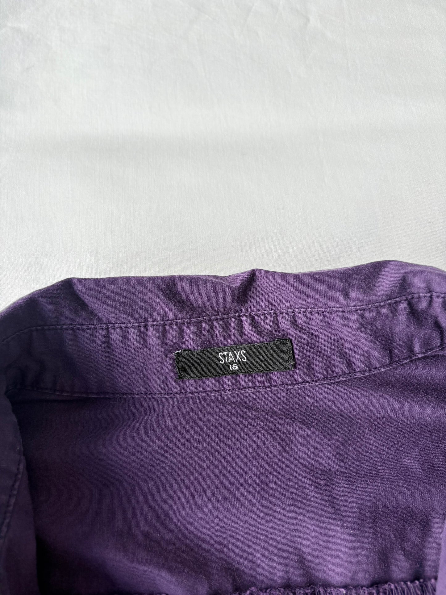 00’s Stax hook and eye shirt | Size 14