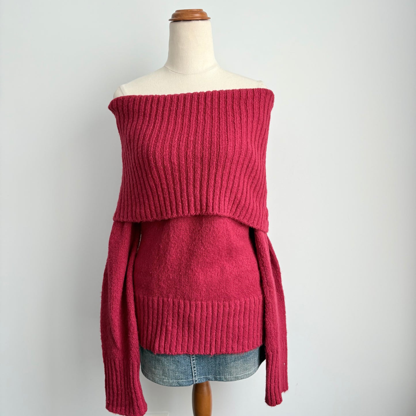00’s Off the shoulder Pagani knit | Size 14