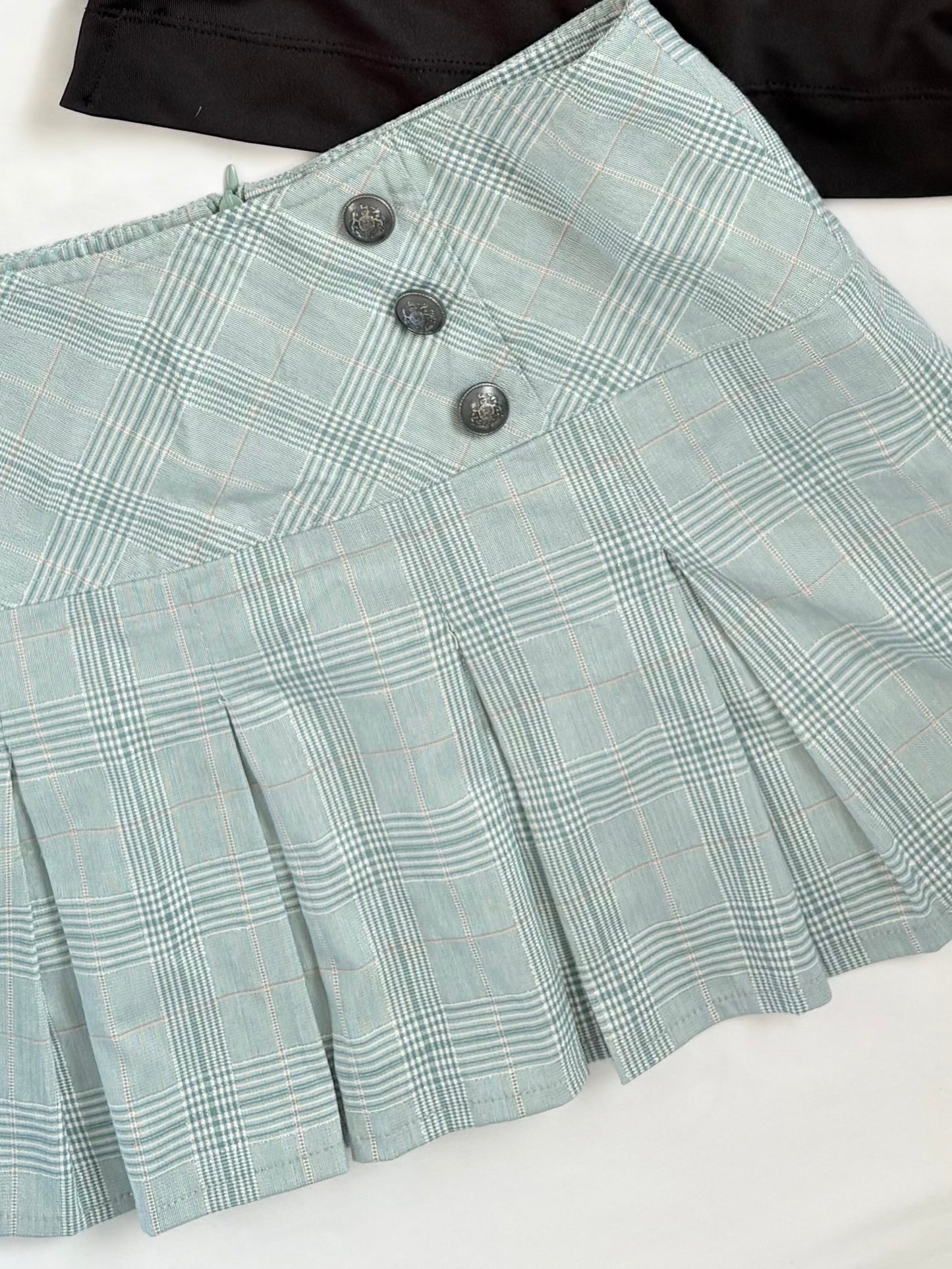 00’s J’me blue plaid mini skirt | Size 8