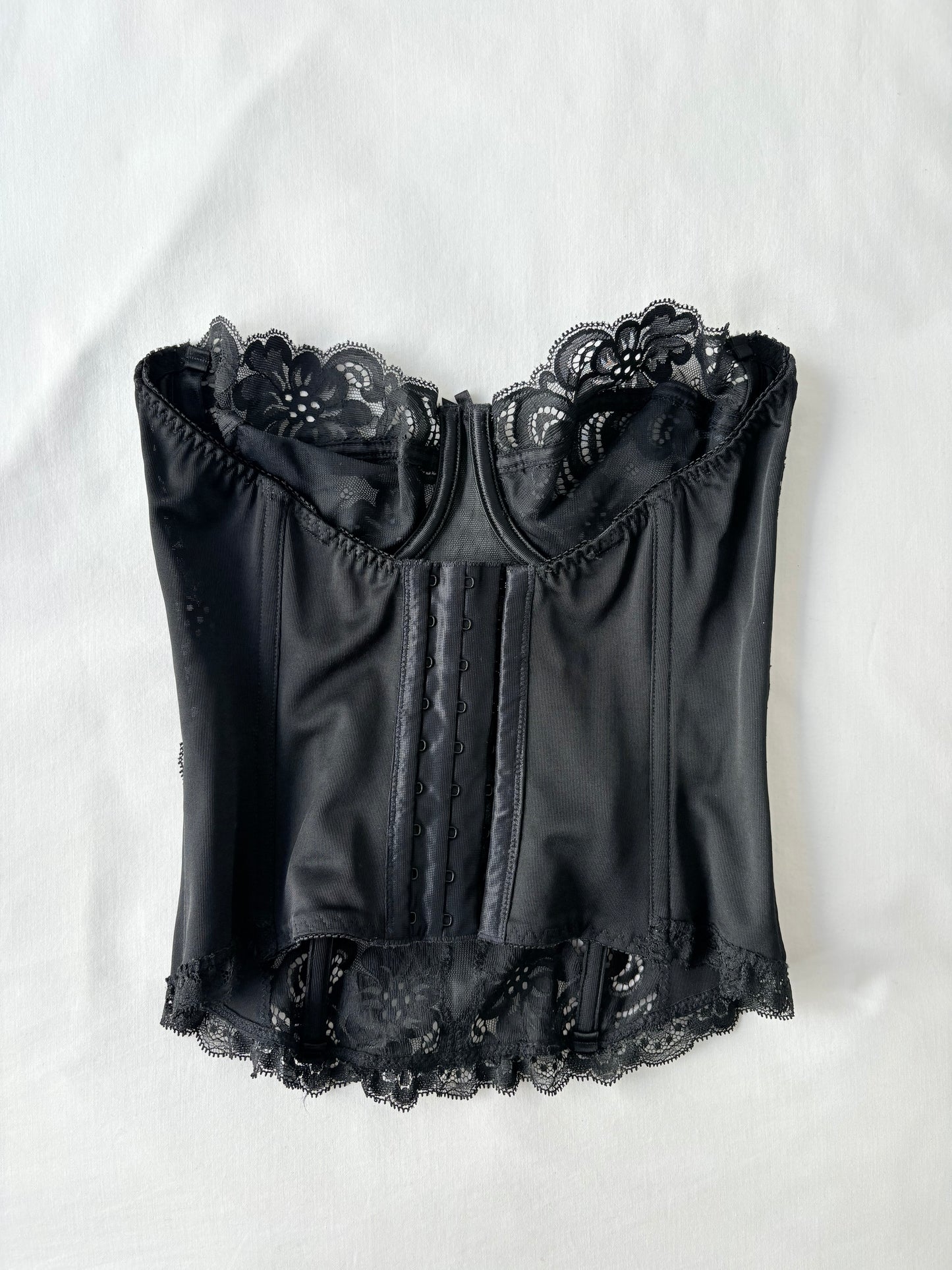 90’s Triumph black corset | Size 12B