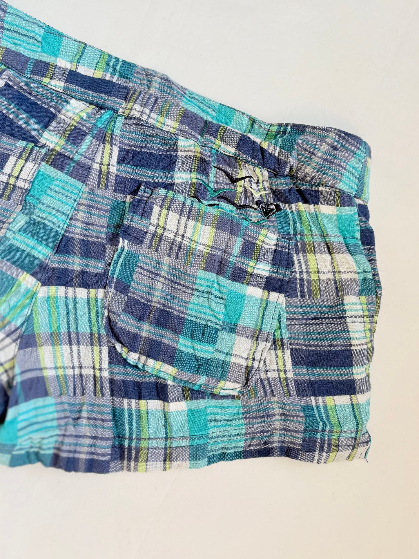 00’s Roxy plaid low rise shorts | Size 10