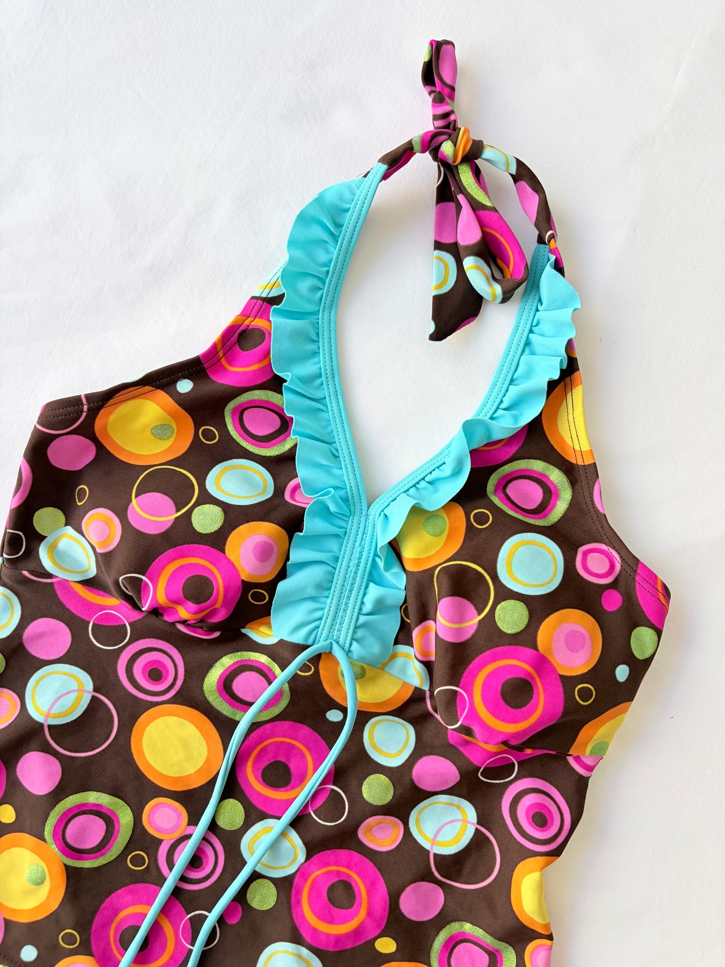 00’s Spiral halter top | Size XS