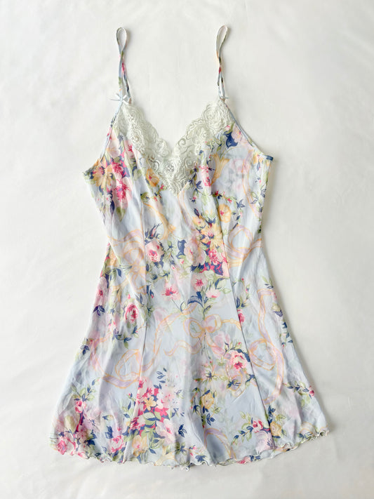 00’s Japanese bow mini dress | Size 8