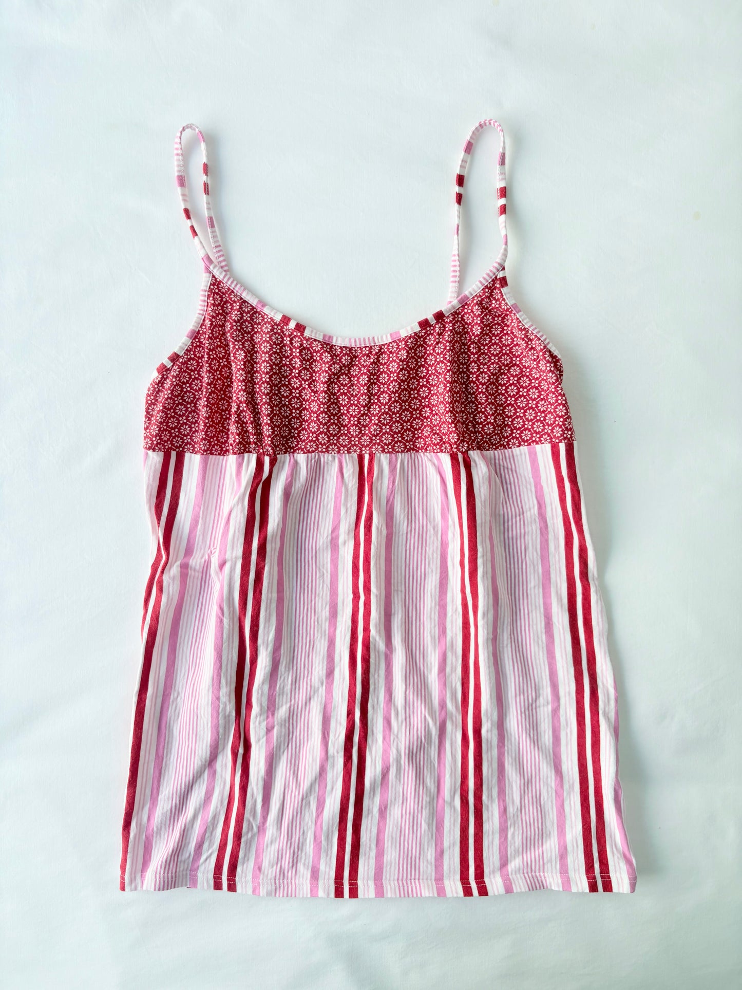 00’s Pink patterned cami | Size 12