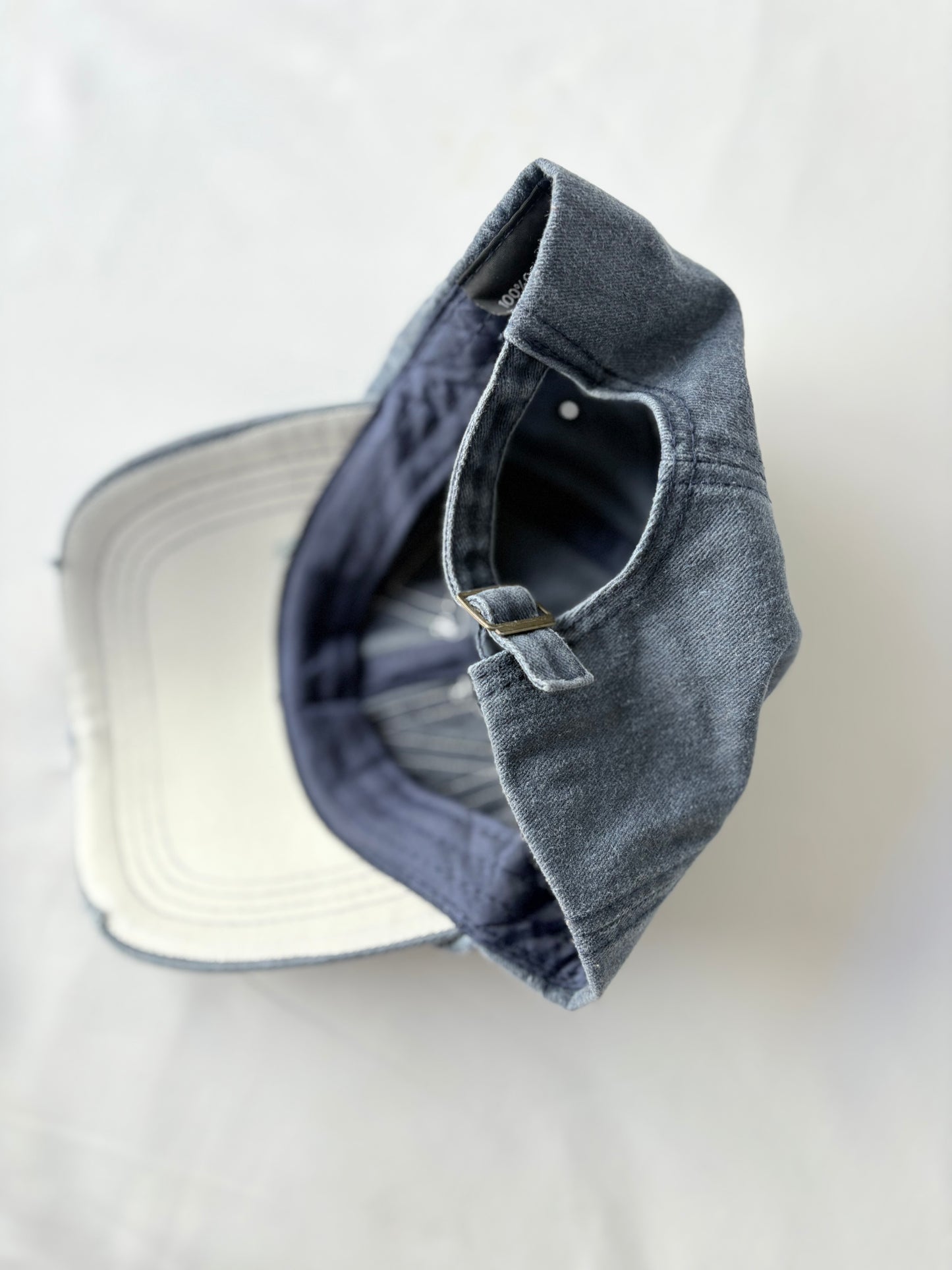 00’s NY blue distressed cap