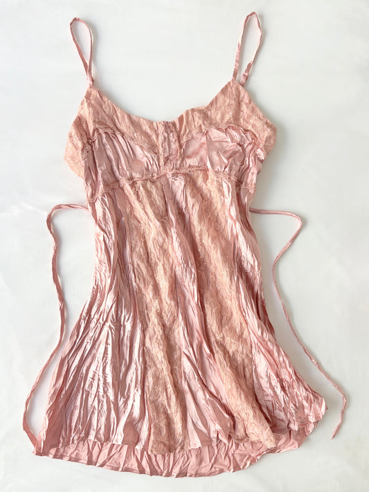 00’s Wild Child tie mini dress | Size 12