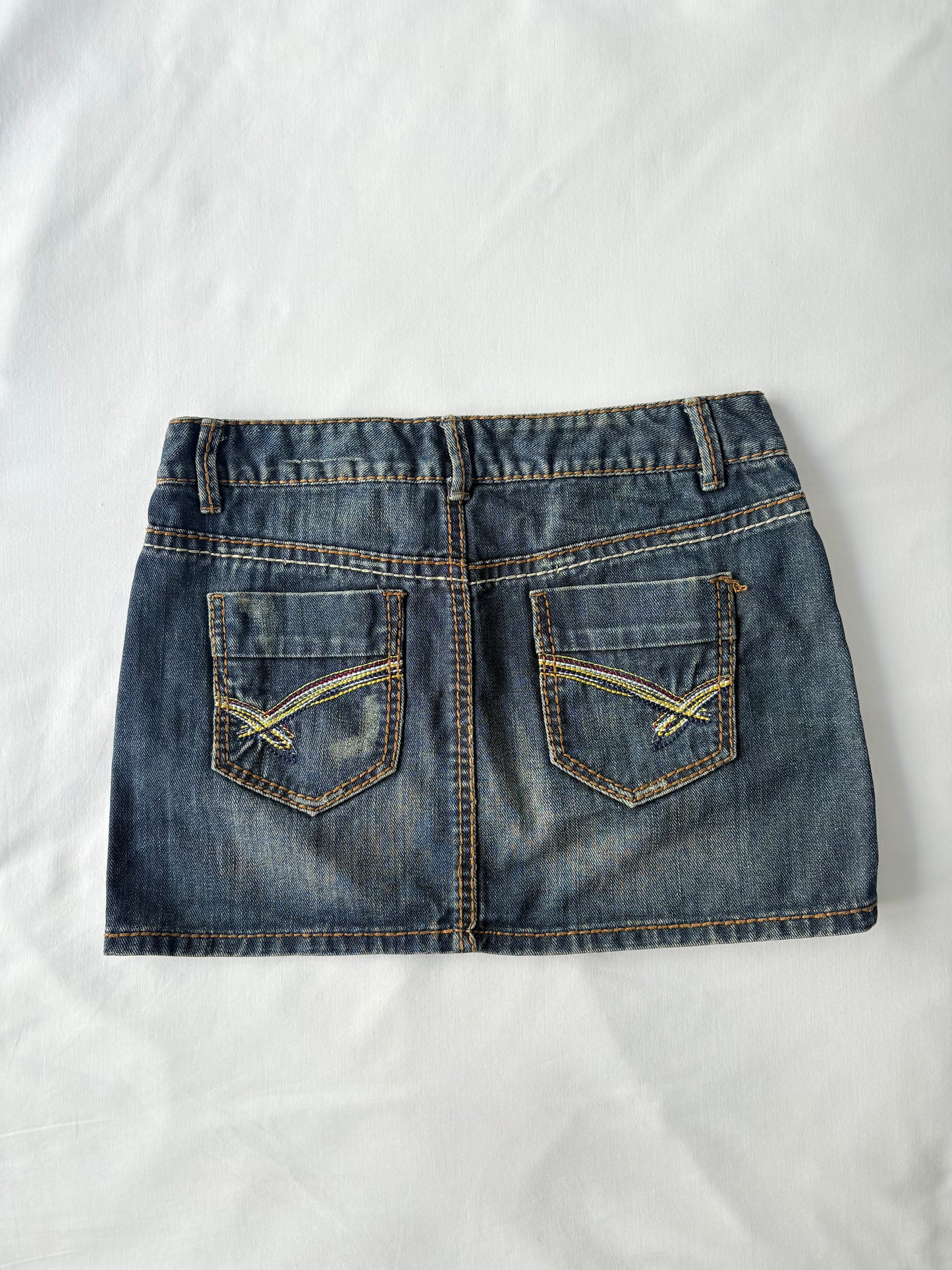 00’s Converse denim mini skirt | Size 8
