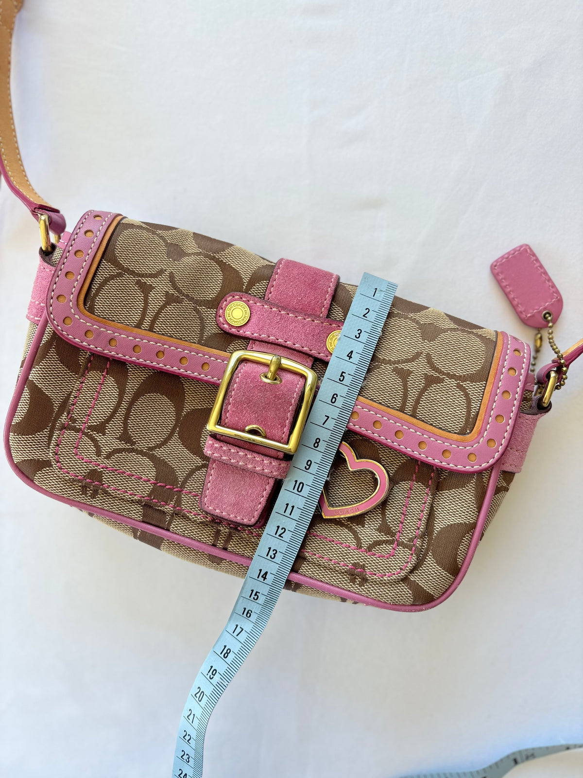 2004 Coach soho heart signature bag