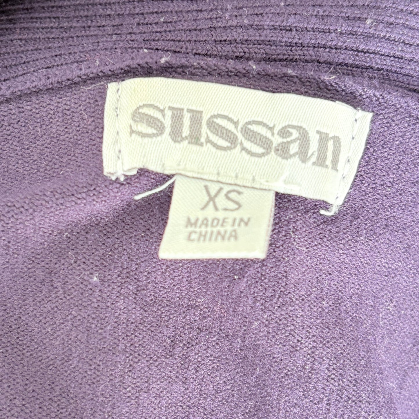 00’s Purple crossover knit | Size 10