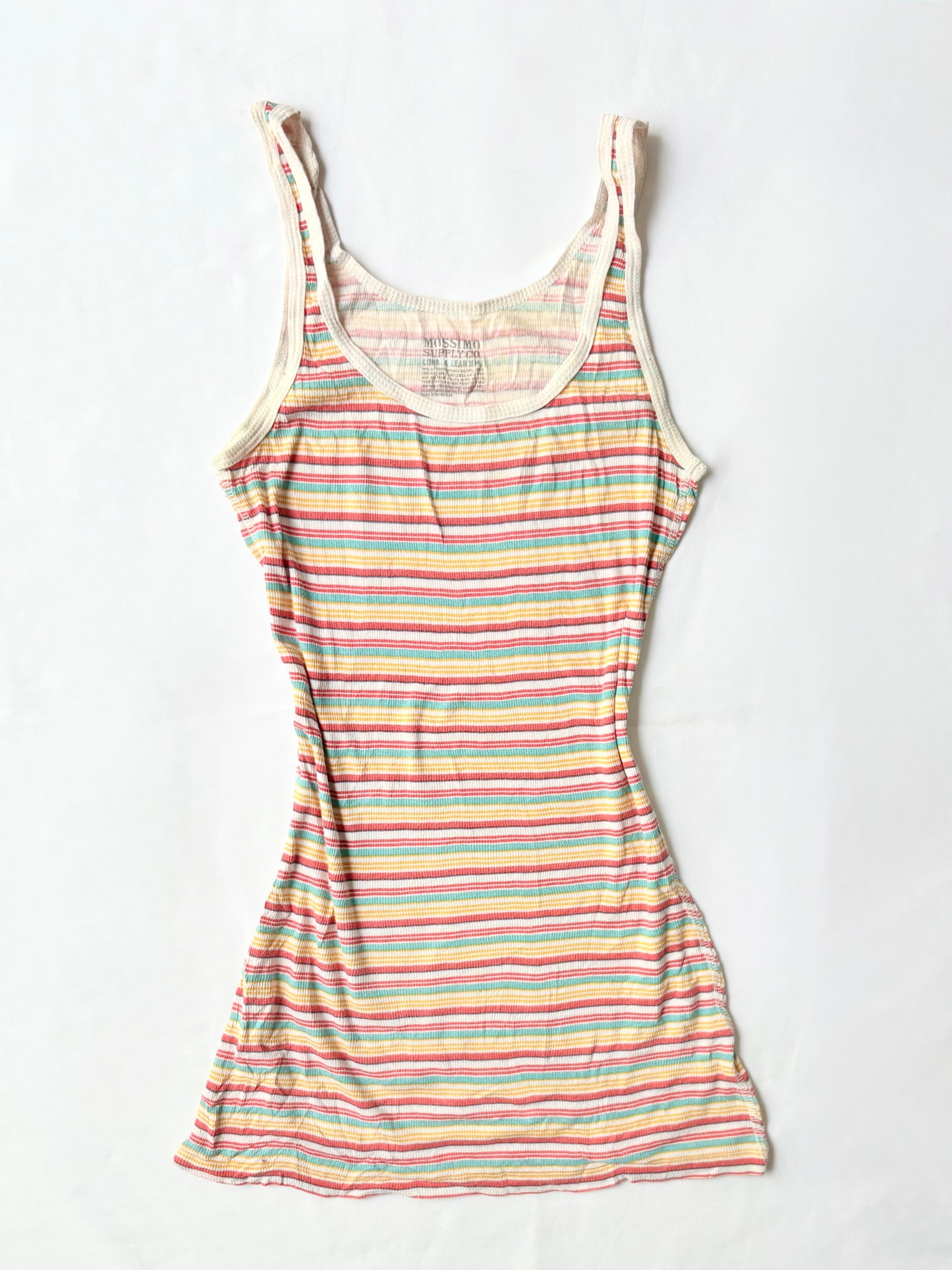 00’s Mossimo striped longline tank | Size medium