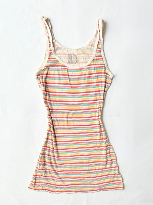 00’s Mossimo striped longline tank | Size medium