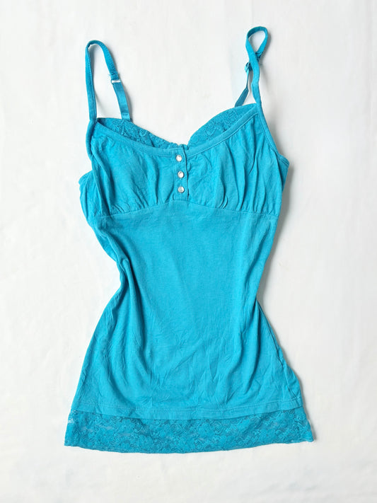 00’s Bongo layered lace tank | Size small