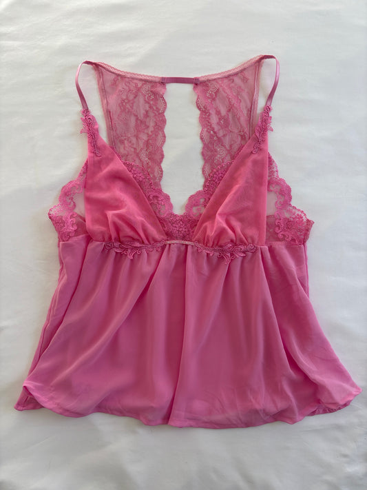 00’s Babydoll pink cami | Size 12