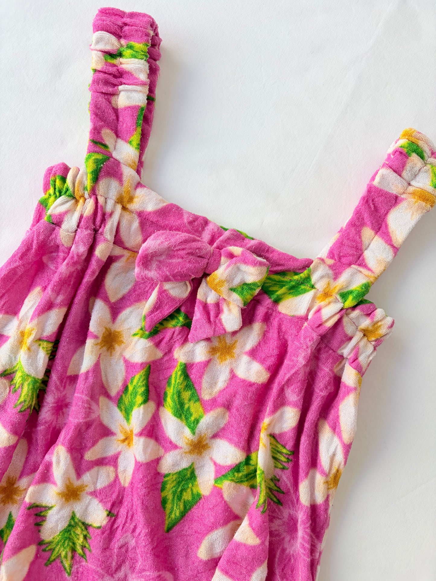 00’s Towelling babydoll top | Size medium