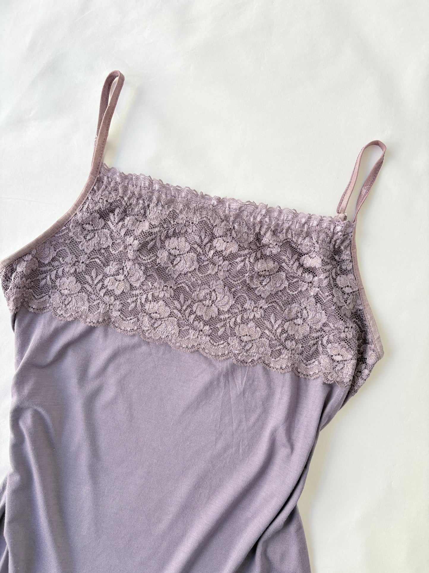 00’s Purple lace cami | Size large