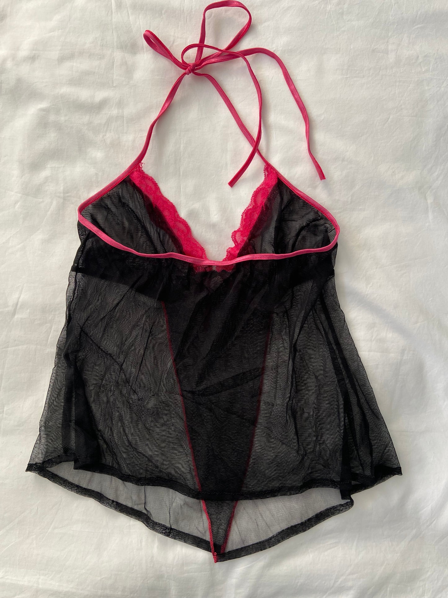 00’s Split pink cami | Size 10-12