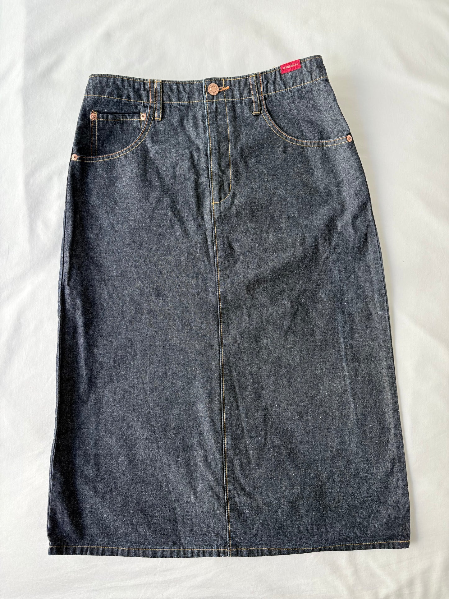 00’s Jeanswest denim midi skirt | Size 10