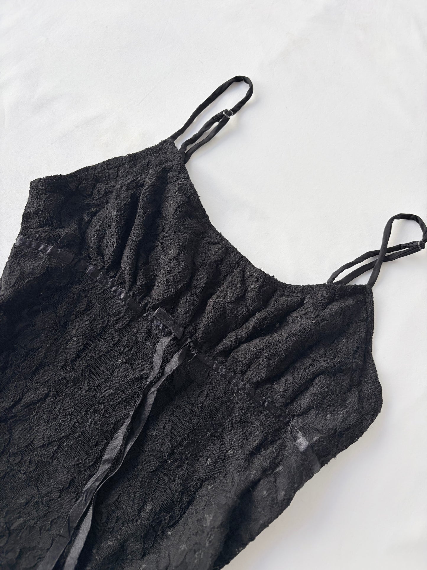 00’s Lei lace ribbon cami | Size 10