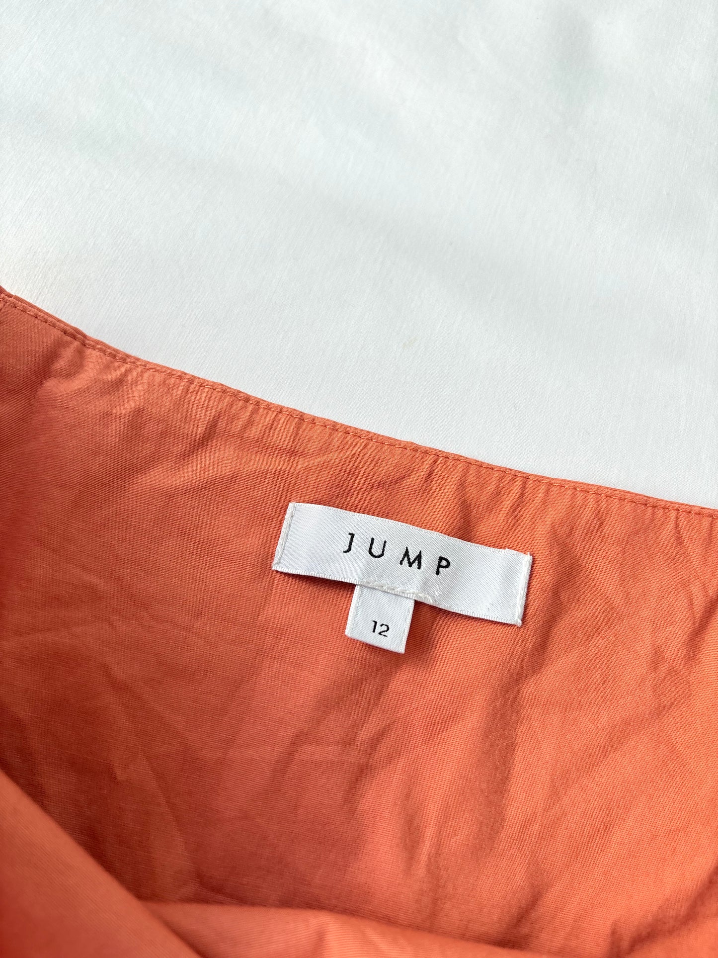 Jump tiered orange midi skirt | Size 12