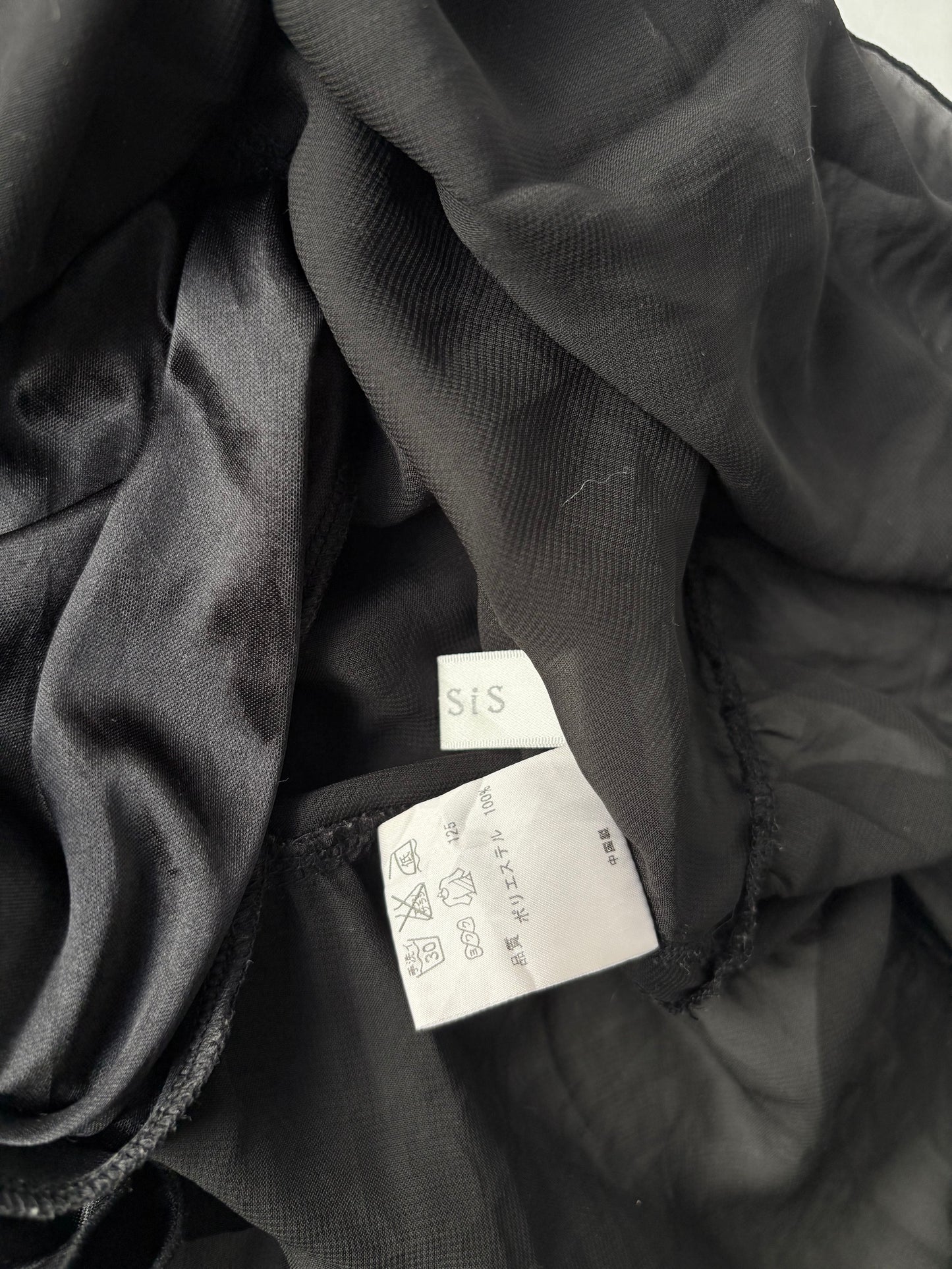 00’s Black tiered Japanese cami | Size medium