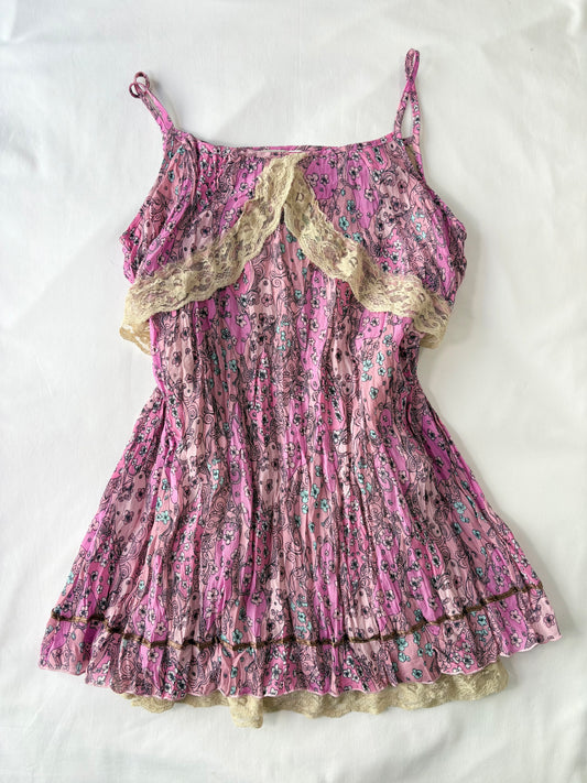 00’s Floral lace cami | Size 12-14