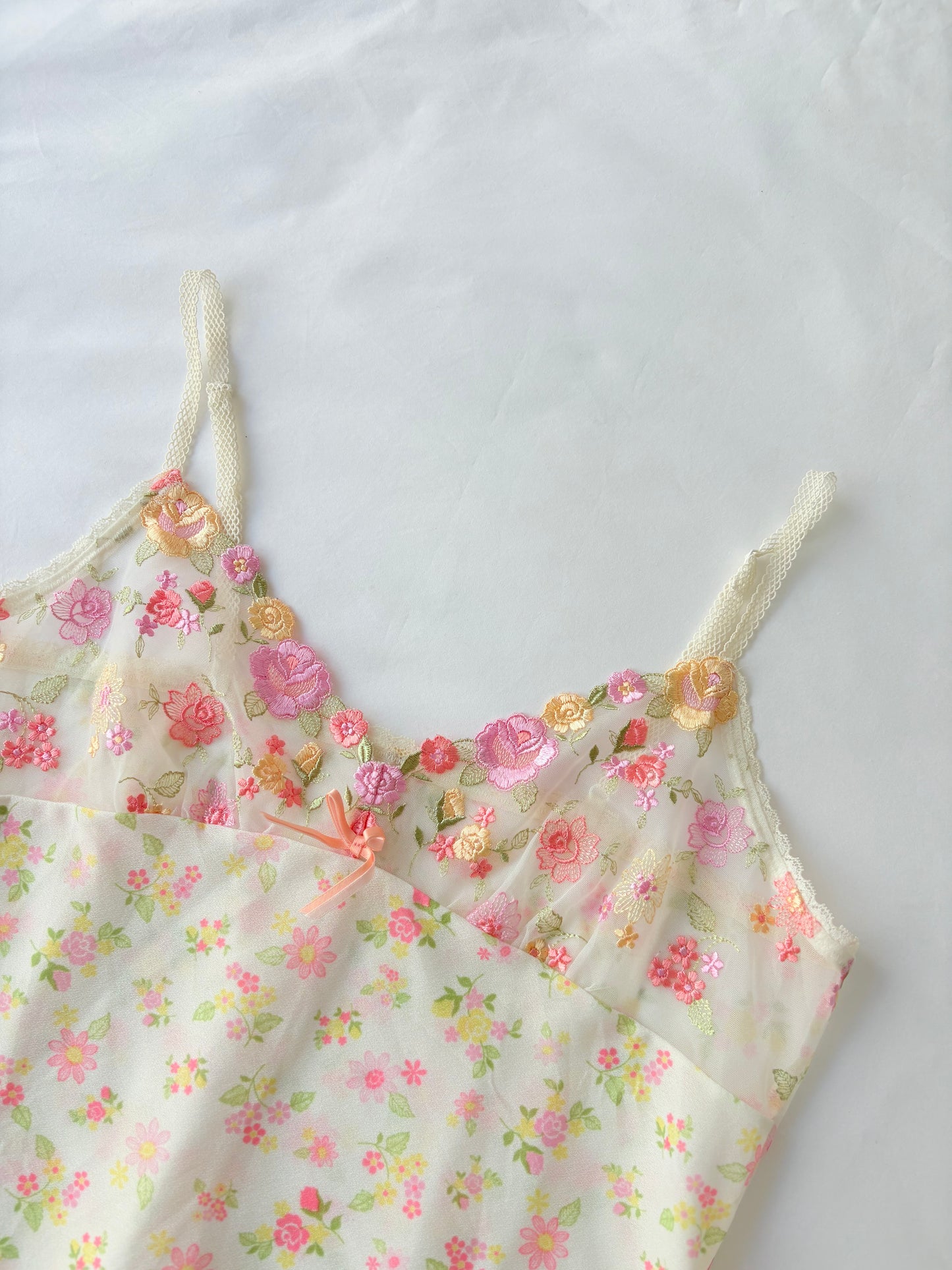 00’s Floral longline cami | Size 12