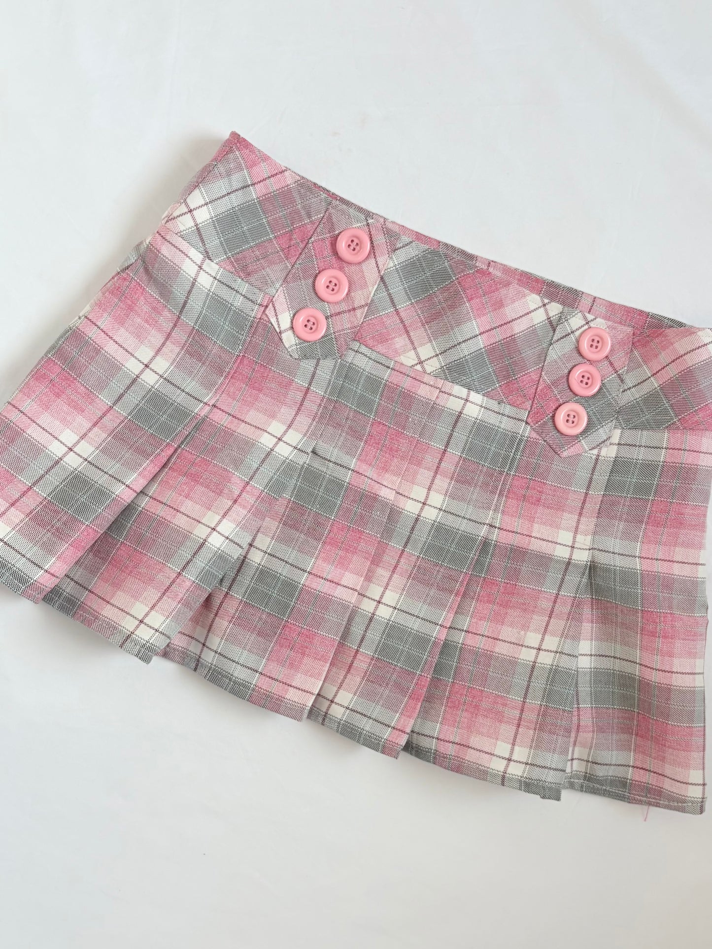 00’s C.Huey pink plaid skirt | Size 10