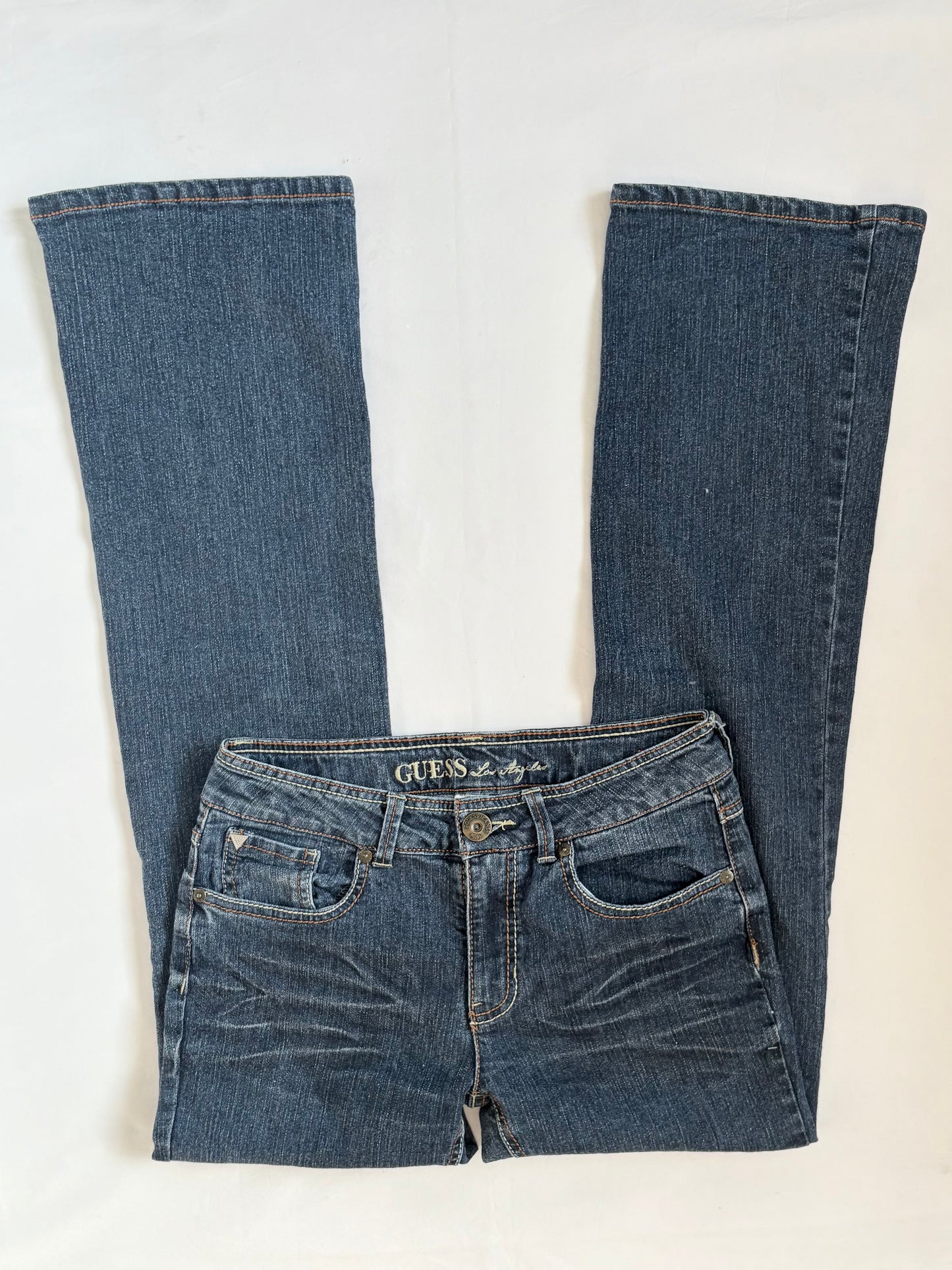 00’s Guess bedazzled bootcut jeans | Size 8