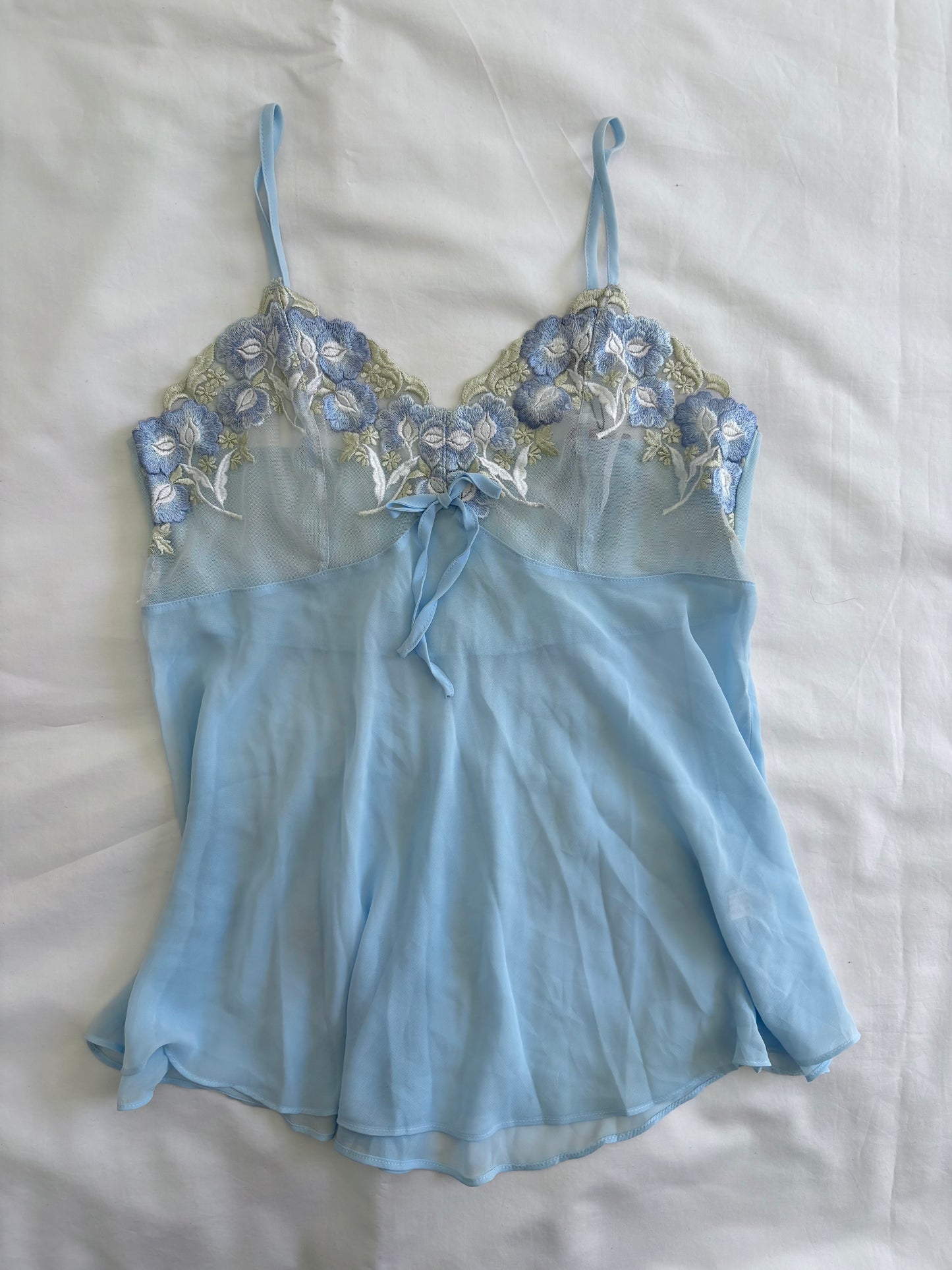 00’s Blue lace cami | Size 12