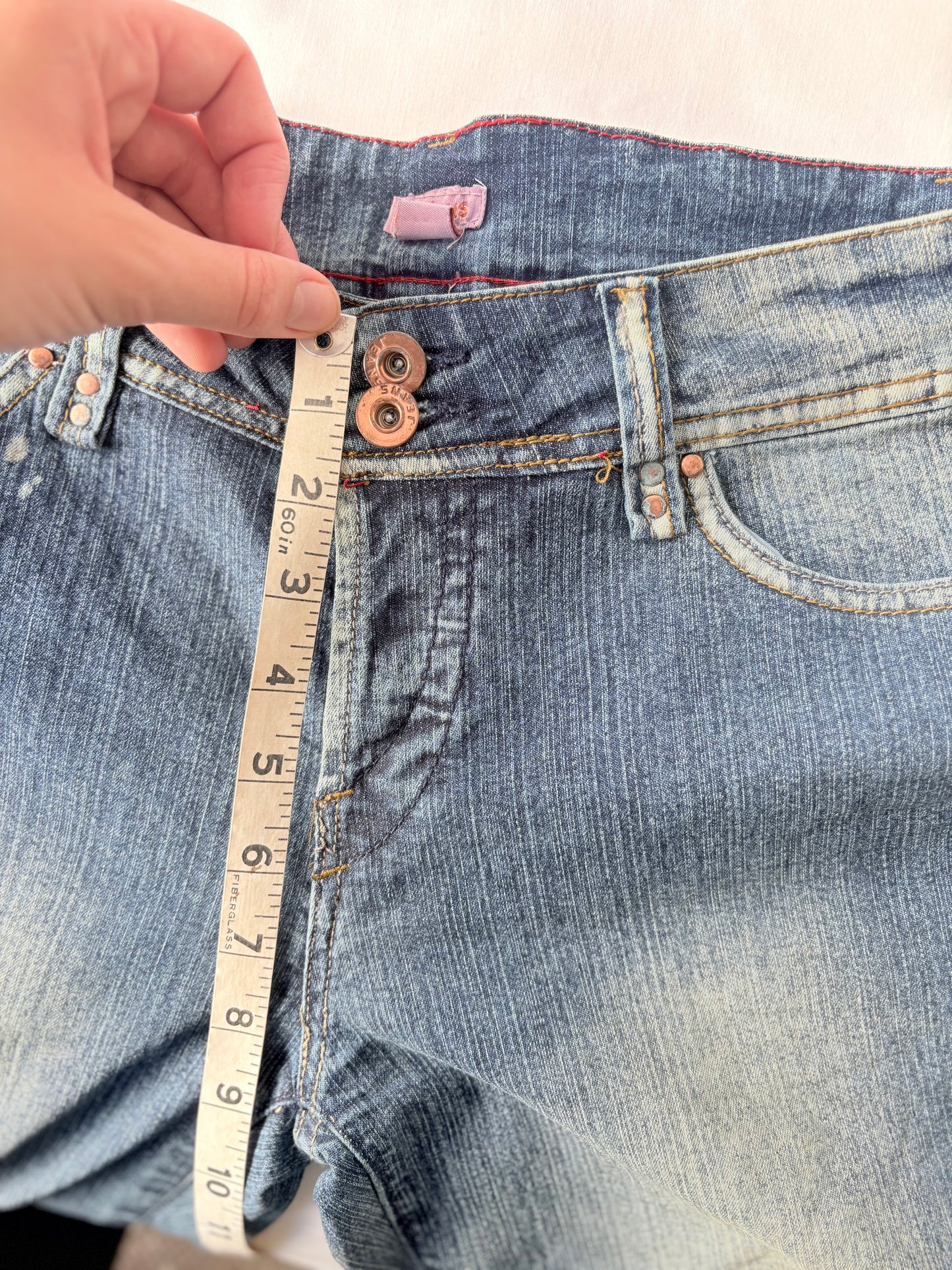 00’s Obvious flared denim jeans | Size 8