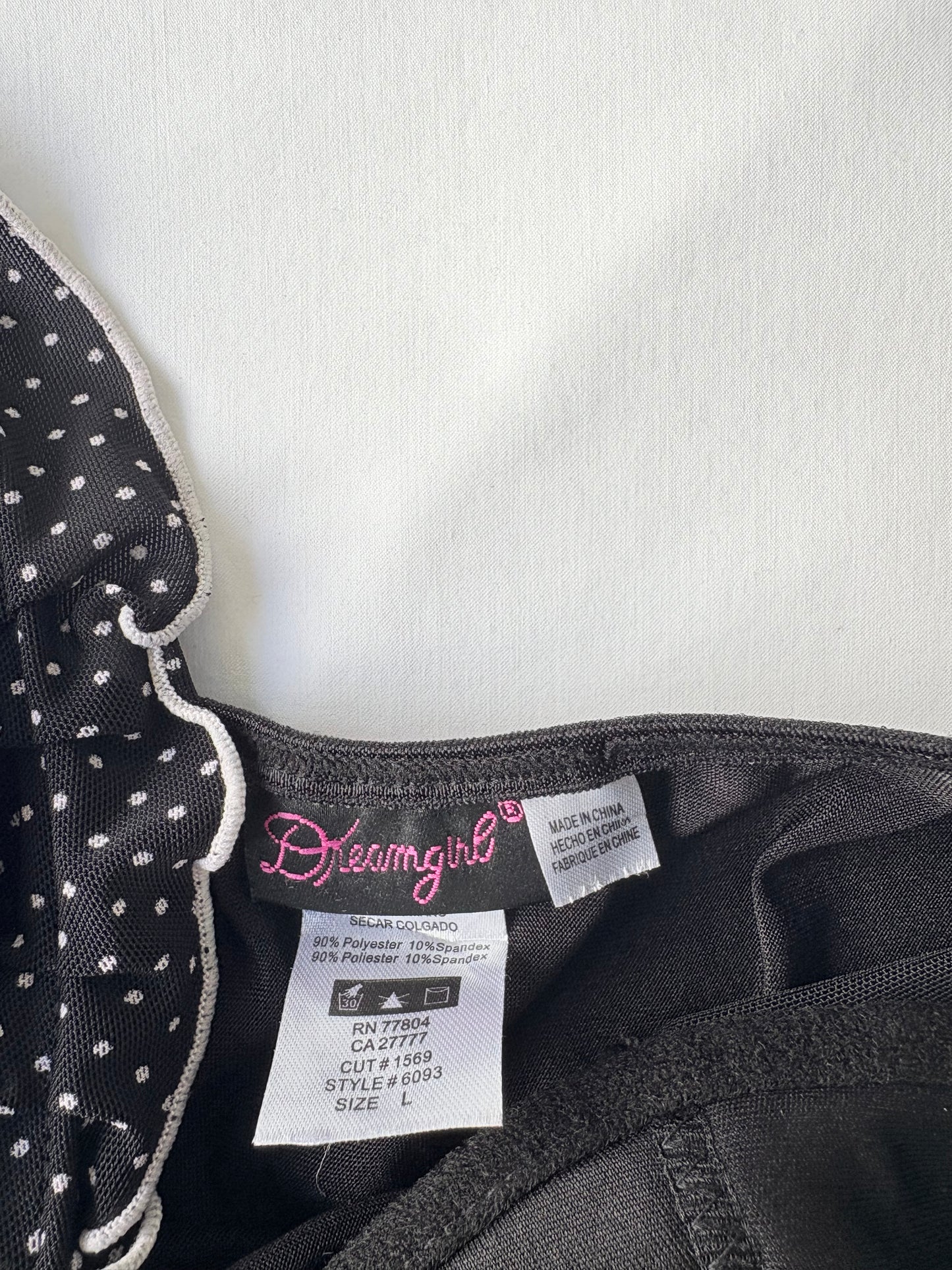 00’s Dreamgirl polka dot corset | Size large