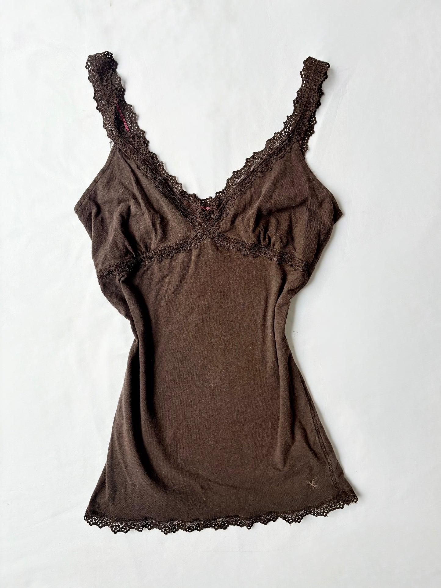 00’s American Eagle chocolate brown tank | Size medium