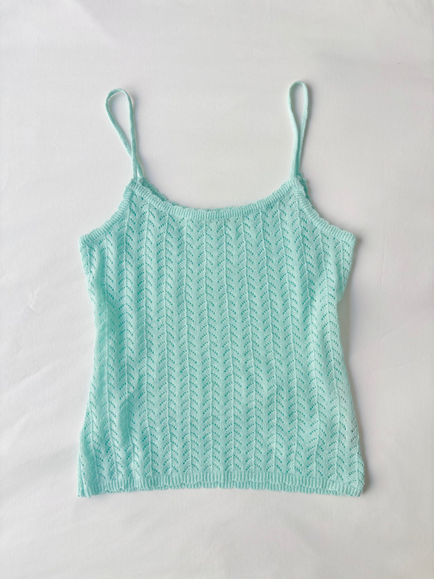 00’s Crochet knit cami | Size 6-8