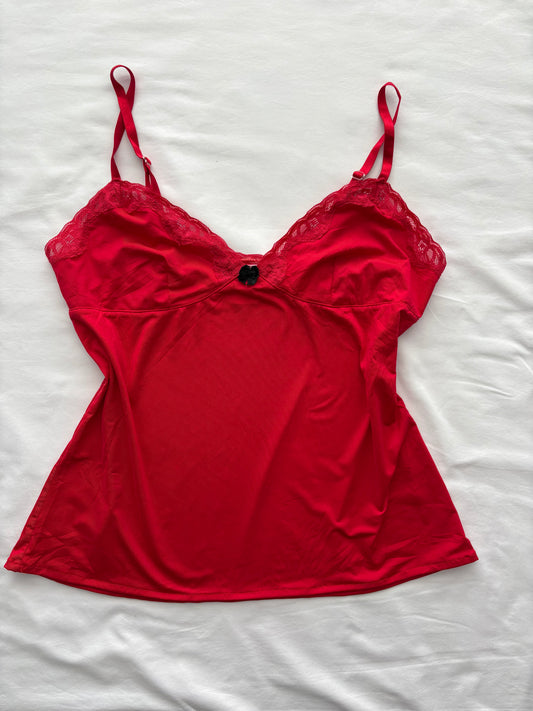 00’s DKNY red cami | Size 10-12