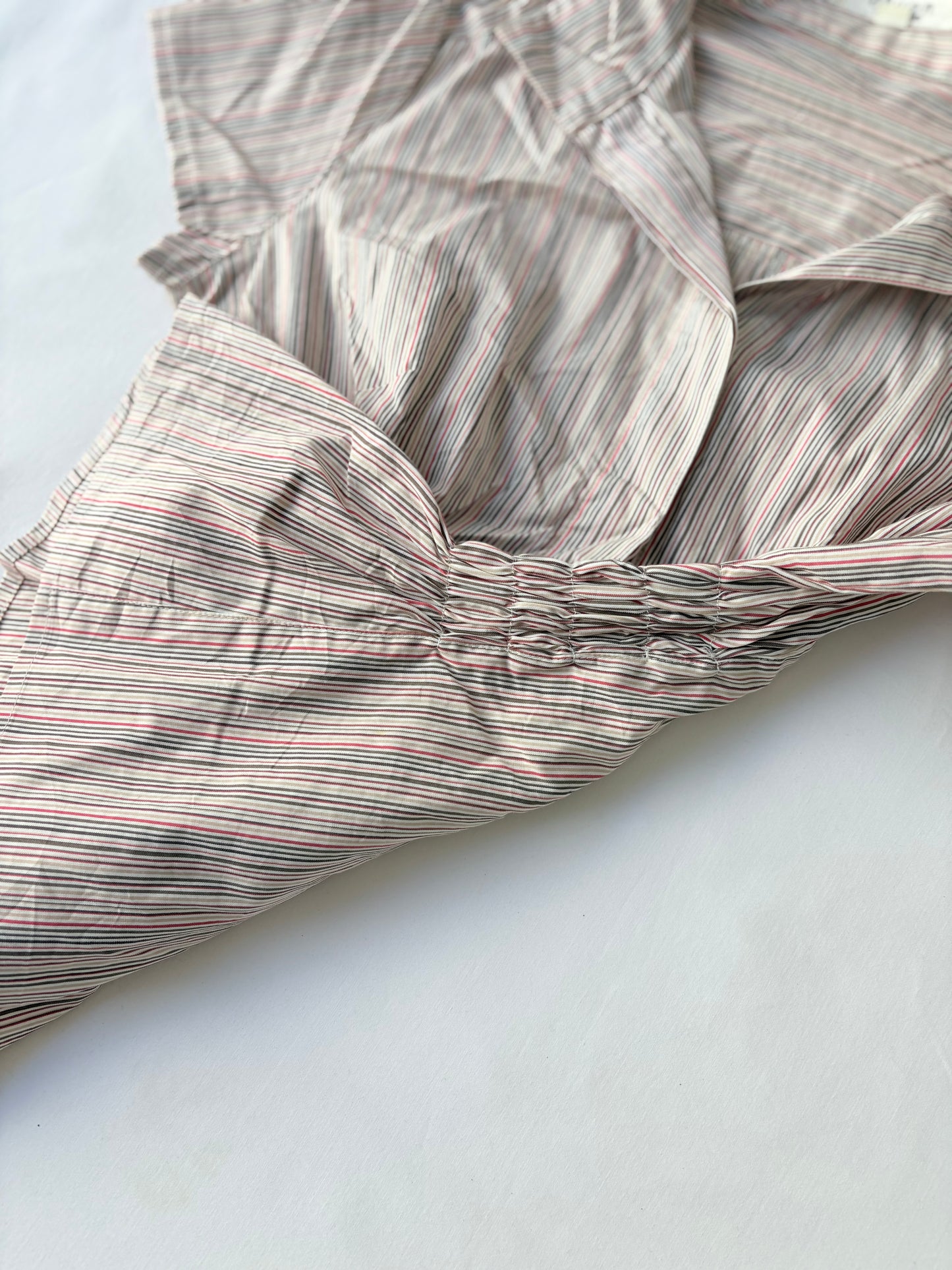 00’s Michel Klein Paris cinched shirt | Size 8