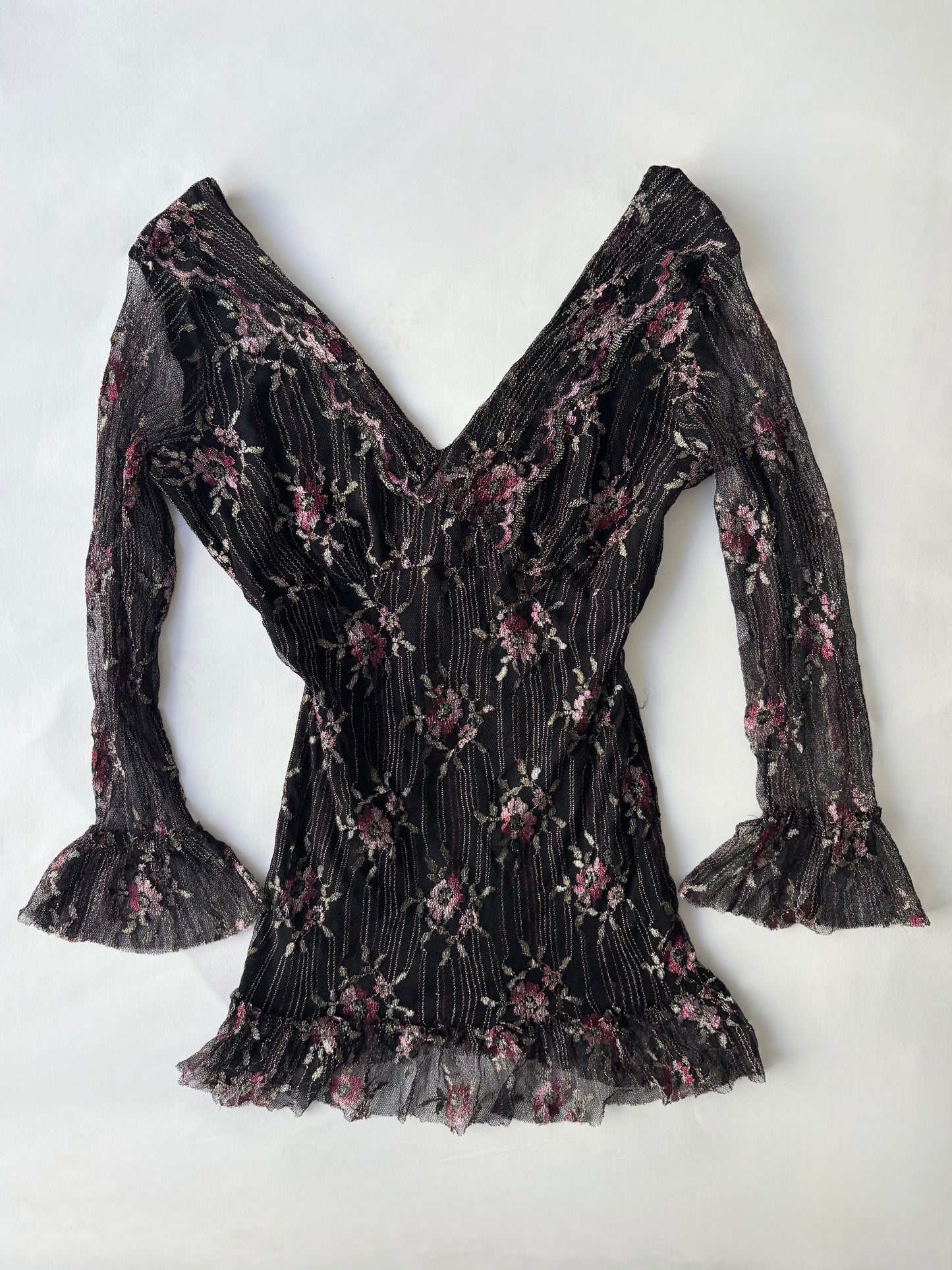 00’s 6 Degrees flared top | Size 10